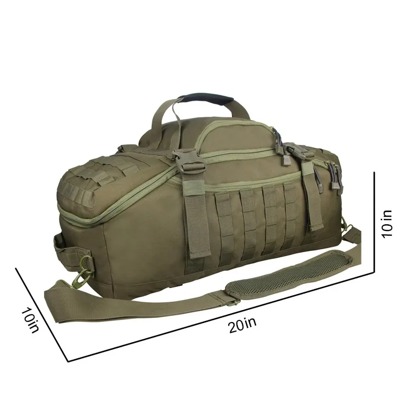 42L Large Travel Gym Duffel Bag Weekend Waterproof Overnight Backpack Tote Bag Tactical Duffel Bag