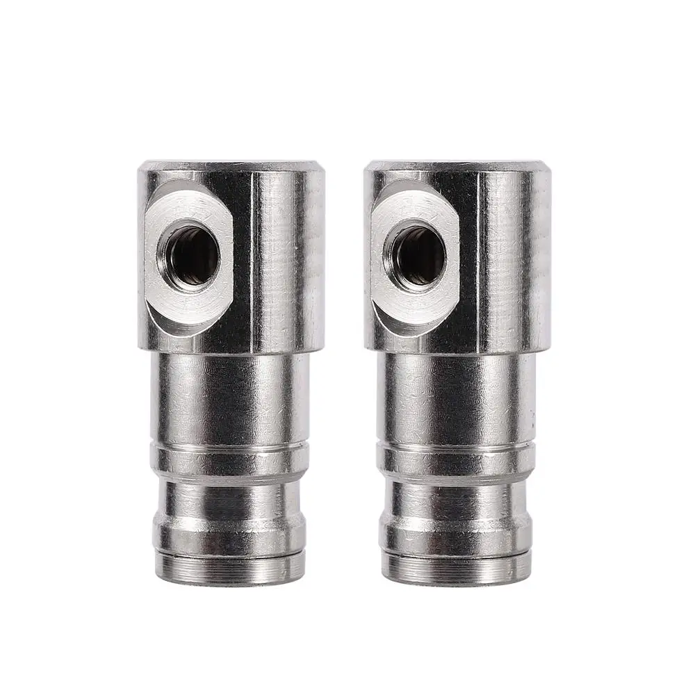 10Pcs 1/4” Pipe Slip Lock Quick Connector Nickel Plated Copper Quick Coupling Misting Irrigation OD 6.35mm Tube Nozzle Fitting