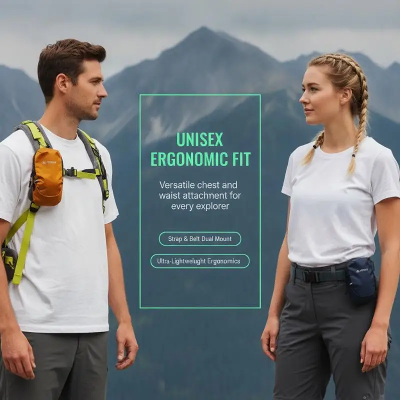 All Season Outdoor Arm Bag Backpack Strap Pouch Waterproof Durable Phone Water Bottle Storage for Hiking Jogging Winter Camping - view 6