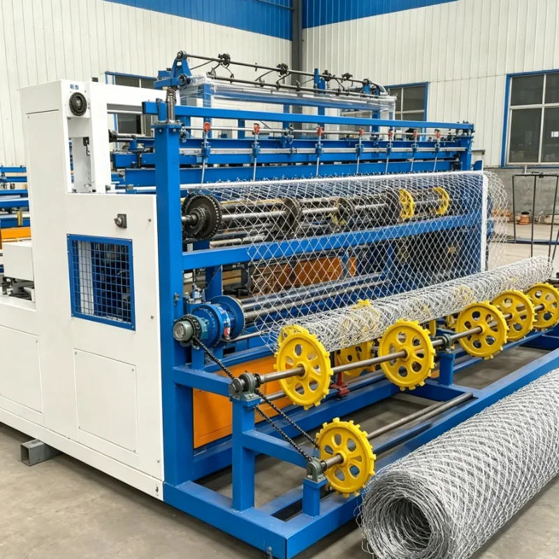Customized Wire Mesh Making Machine Electric Wire Mesh Joining Equipment For Galvanized Steel Net Production