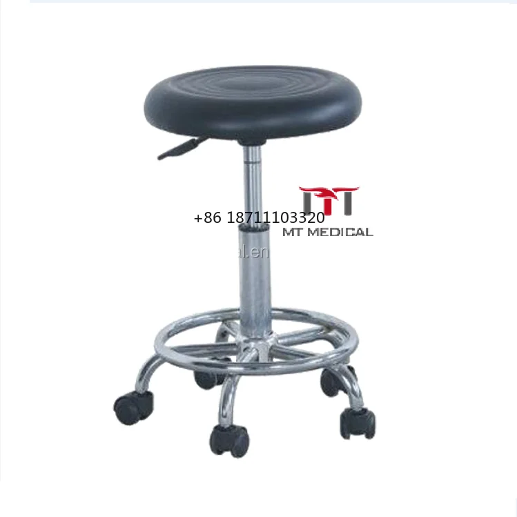 

MT MEDICAL Hospital Furniture Portable Medical Office Stainless Steel Doctor Stool Hospital Chair For Sales