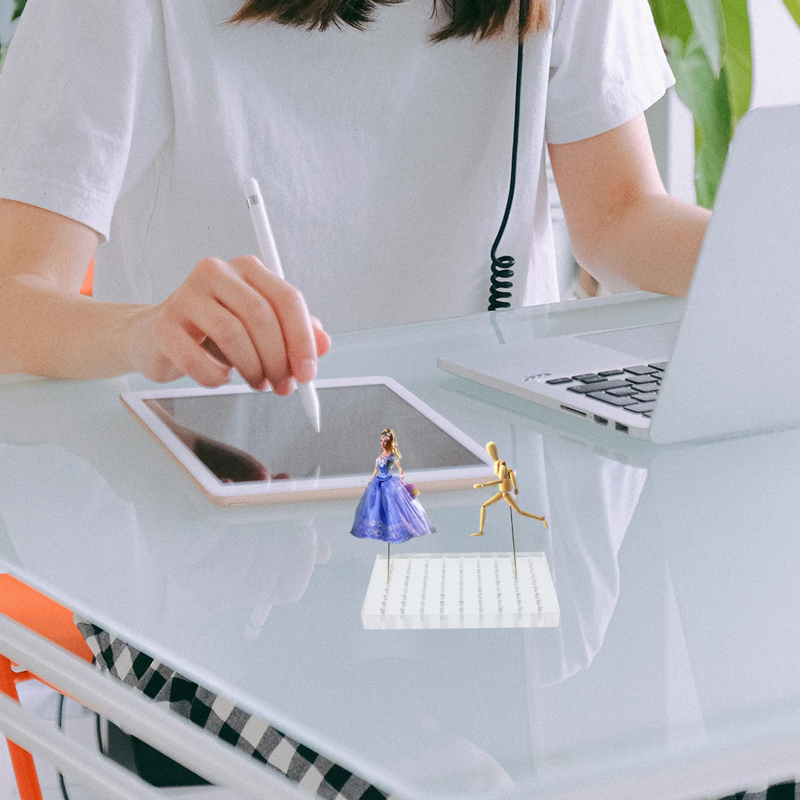 

Acrylic Display s Clear Crystal Acrylic Display St Peg Easel Risers Crafts Collection Teaching Equipment