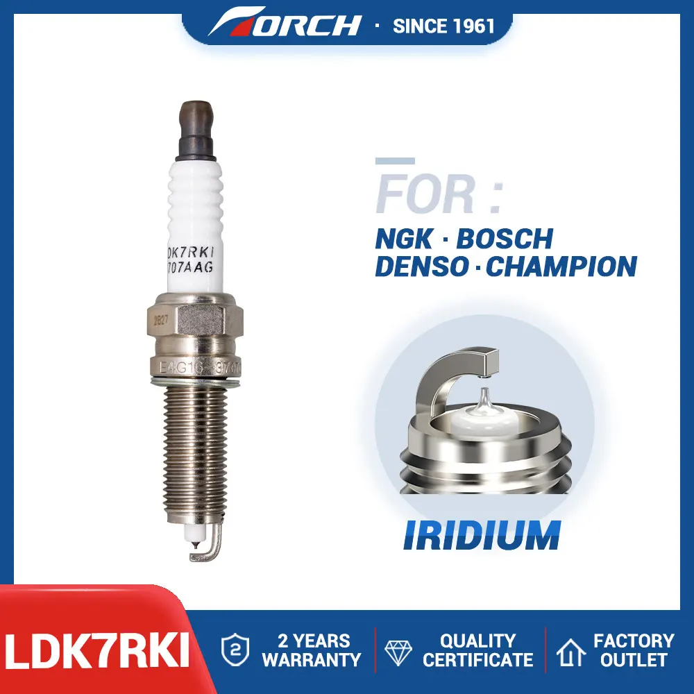 

High Performance China Original Automobile Iridium Spark Plug TORCH LDK7RKI Candle Ignition System Auto Replacement Parts