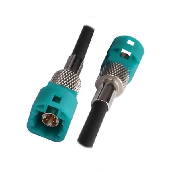 HSD Fakra Connector Male 4Pin Z Code Cable Assembly 1M