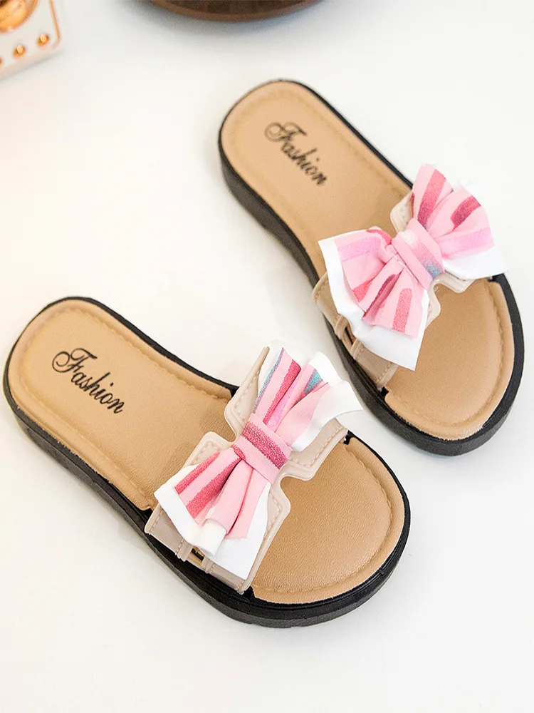 

Children's slippers, summer bow princess shoes, Korean fashion girls' outing