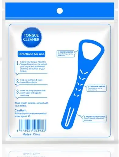 

Plastic Tongue Scrapers 30pcs Disposable Oral Hygiene Fresh Breath Tool for Adults Travel Size Easy to Use Mouth Cleaner