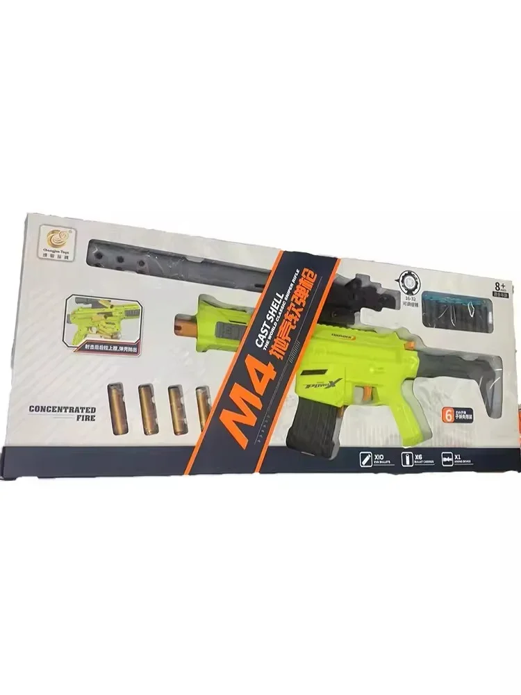 Elettrico Automatico AK Schiuma Blaster Pistola Giocattolo Per Bambini FAI DA TE Motorizzato 40 Nerf-Compatibile Morbida Proiettile Freccette Ottimo Regalo Di Compleanno In Plastica