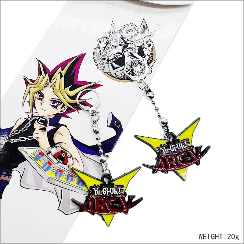 Yugi Muto Japanese Cartoon Dark Style Character Surrounding Metal Anime Earrings Earrings Two-dimensional Small Accessories