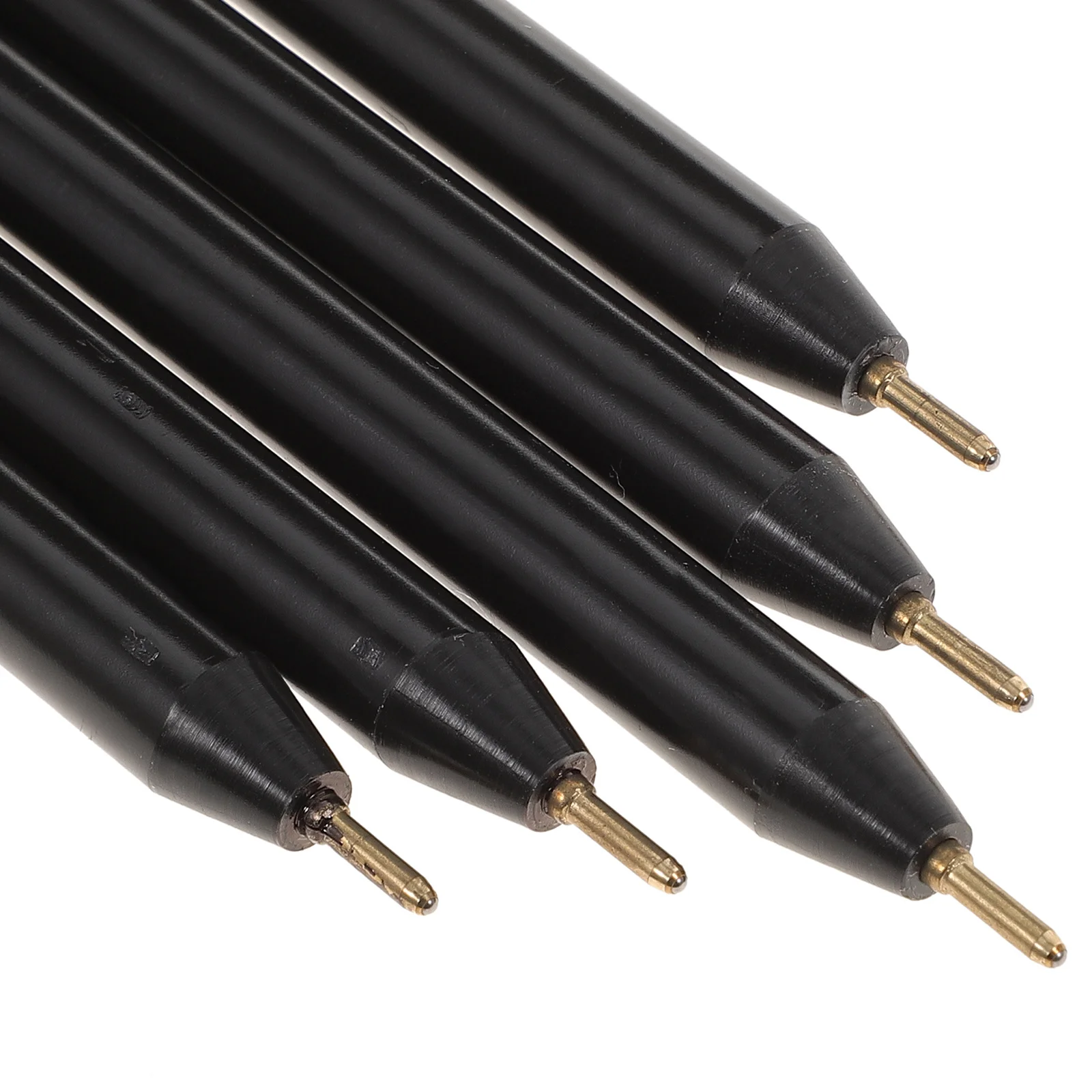 

Angoily 5pcs Laundry Label Pen Permanent Marker for Clothing Black Ink Bulk Name Labels Nursing Home Markers Pens