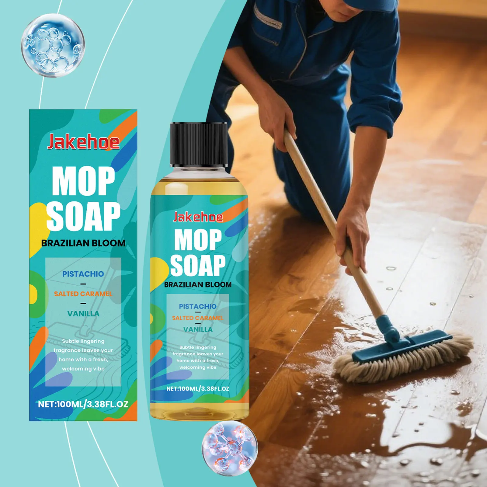 

Mop Soaps For Floor Cleaning Anti-Odor Powerful Floor Cleaner For Home Kitchen