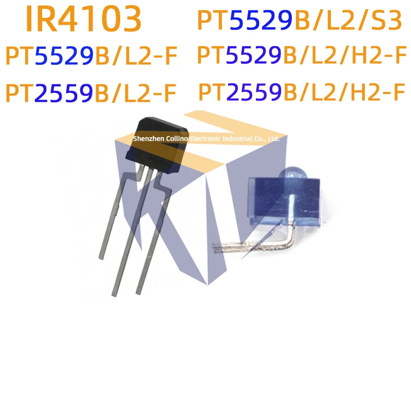 10pcs/set IR4103 PT2559B/L2/H2-F PT2559B/L2-F PT5529B/L2/H2-F PT5529B/L2-F PT5529B/L2/S3 DIP Side Face Silicon Phototransistor