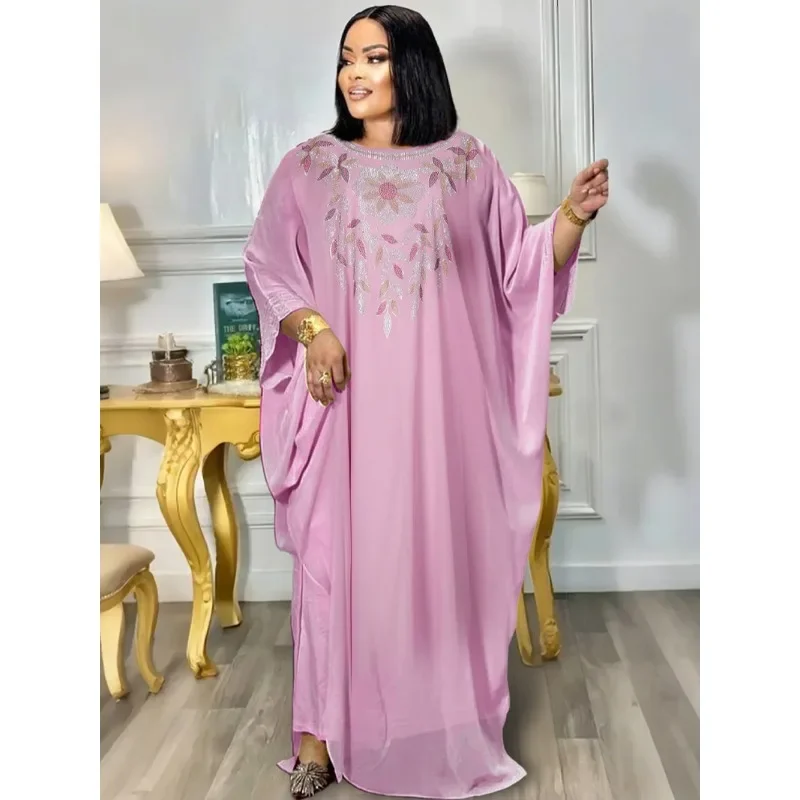 

Customized Abayas For Women Dubai Luxury 2025 African Muslim Fashion Dress Caftan Marocain Evening Party Dresses Boubou Robe Dje