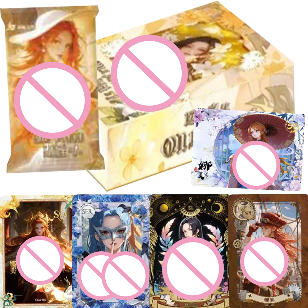 

One Piece Collection Cards Boa·Hancock Nico Robin Adventure Anime Girls Dreamy Elegant Charm Character Portrait Cards Xmas Gifts
