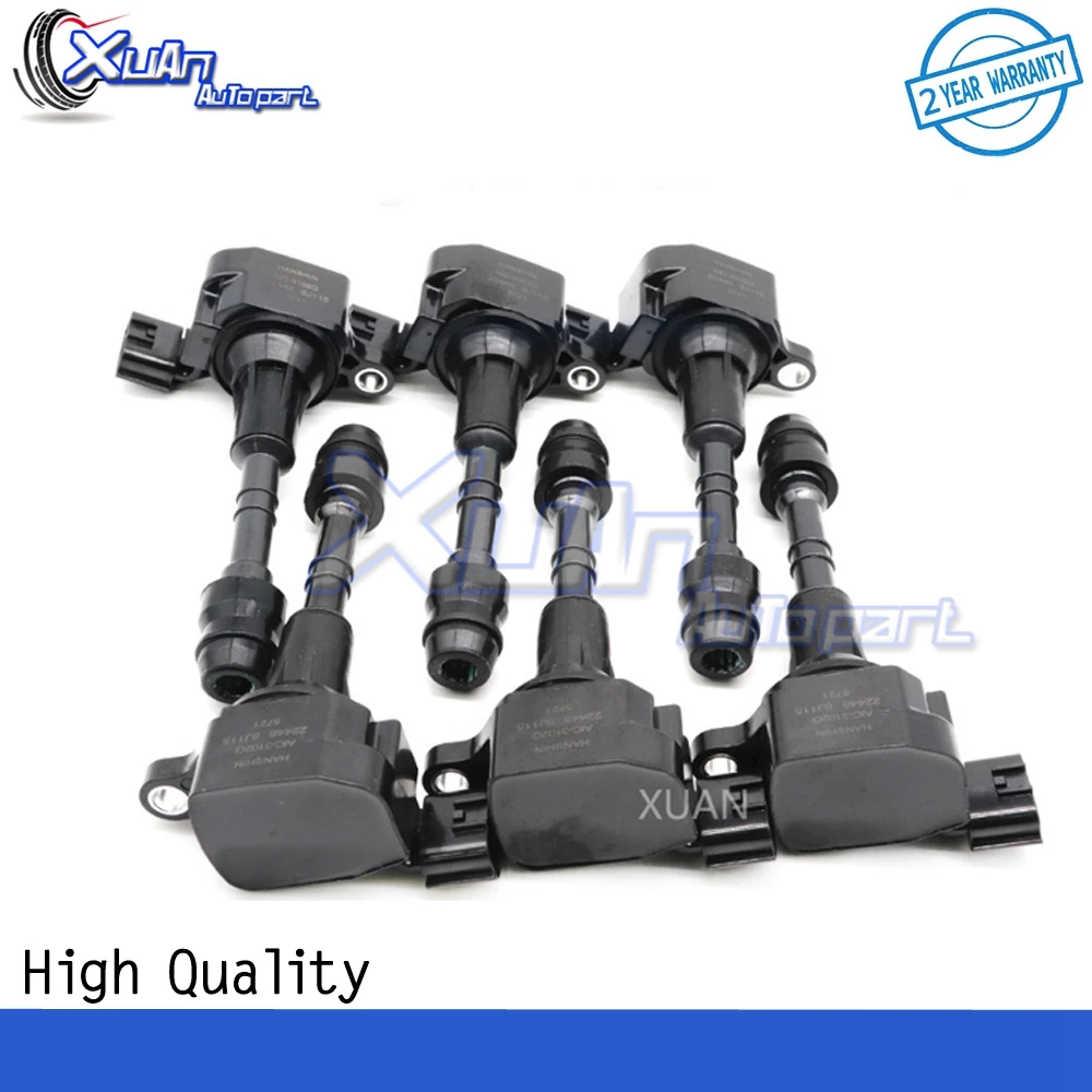 

XUAN High Performance Ignition Coil 22448-8J115 For INFINITI I35 QX4 NISSAN ALTIMA FRONTIER MAXIMA MURANO NV1500 SUZUKI EQUATOR