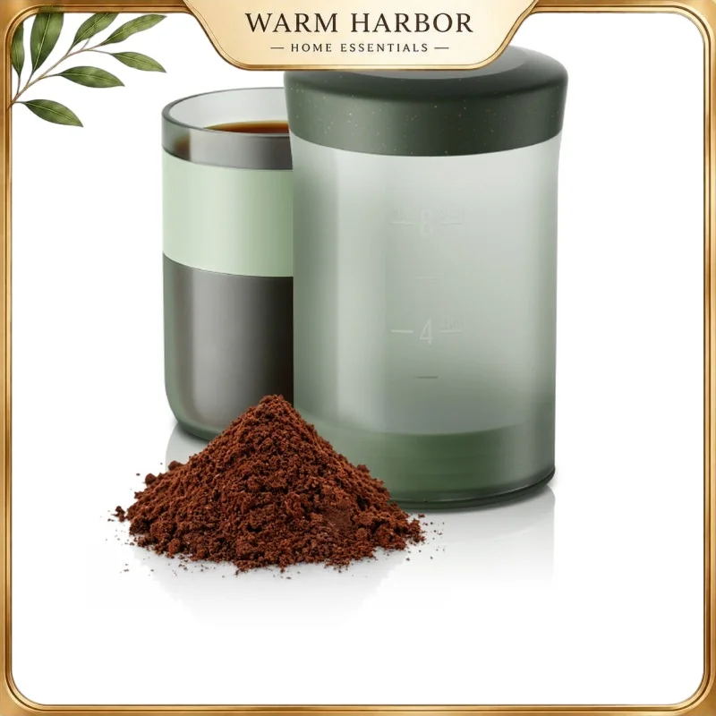 Wacaco Prestina Portable French Press Coffee Maker Foldable Hand Brewer All-In-One Camping Hiking Travel Coffee Press Easy Clean