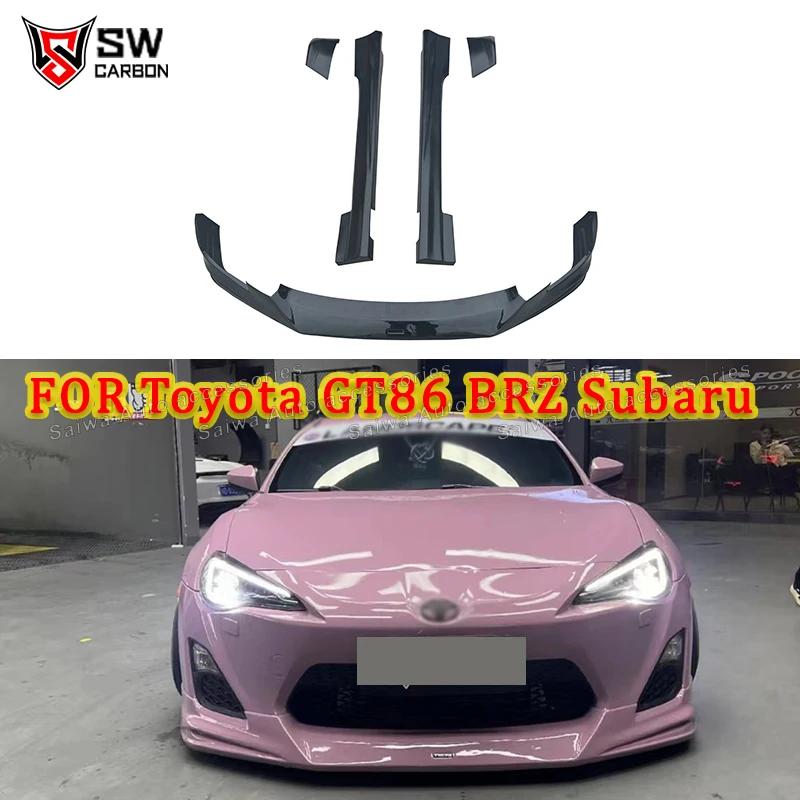 

High Quality PP Bodykit For Toyota GT86 Subaru BRZ Front Bumper Lip Side Skirt Rear Diffuser Wrap Corner Splitter Body Kit
