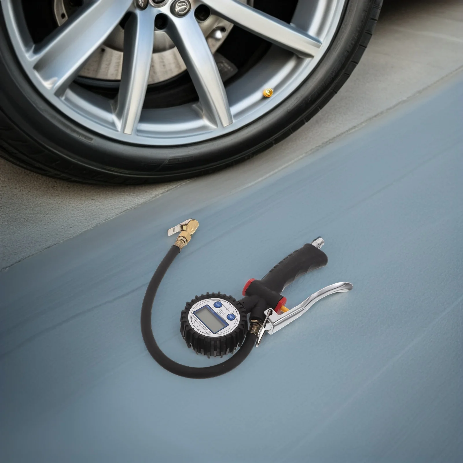 

Tire Pressure Gauge Oil-Immersed Heavy Duty Air Pressure Measurement Tool For Car Rv Motorcycle Truck Digital Dial