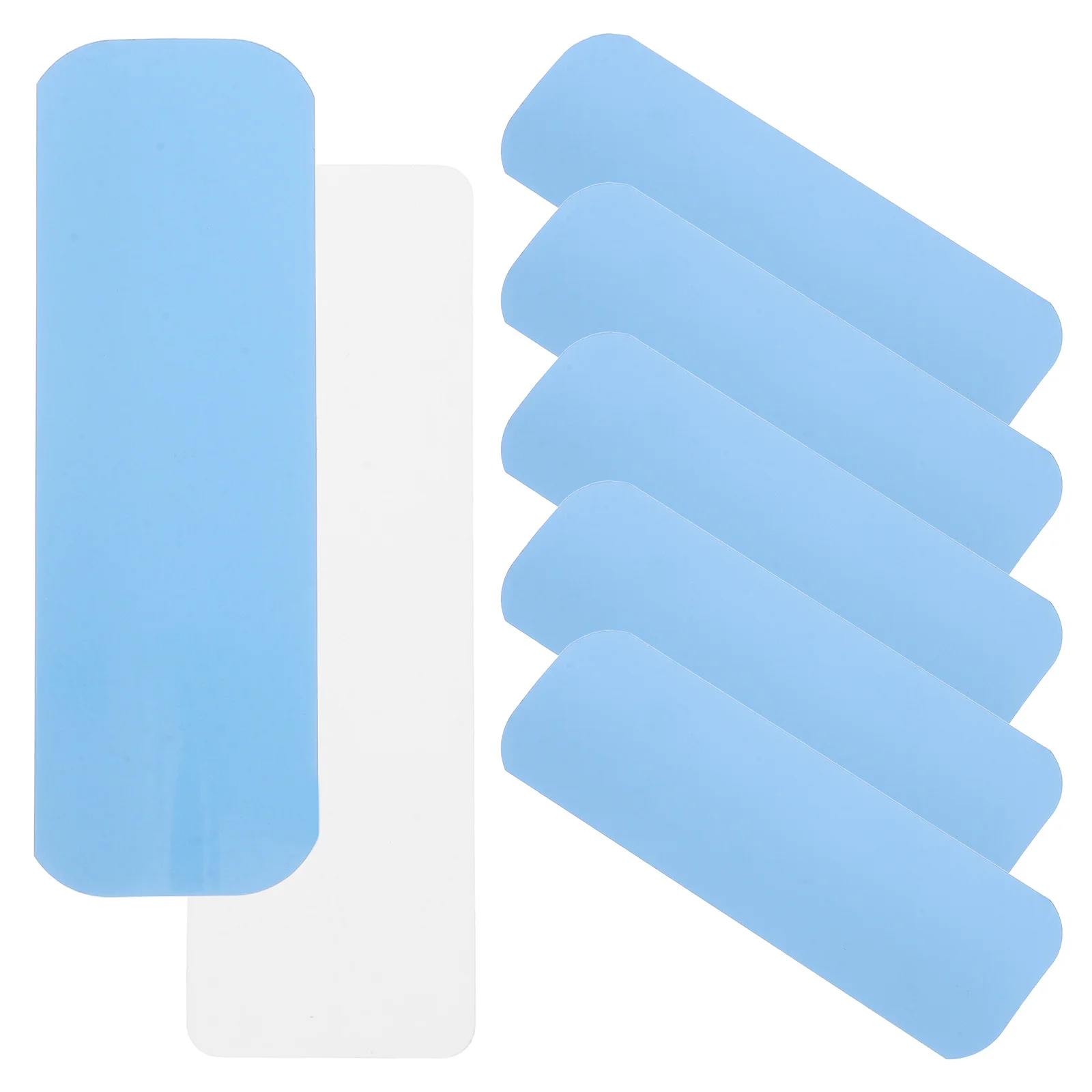 

6pcs Blinds Tabs Horizontal Venetian Blinds Parts Vertical Window Blind Replacement Parts Slats Accessories Strong Adhesive