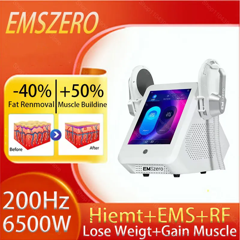 

6500W 15 Tesla EMS fat burning muscle stimulator EMSZERO RF electromagnetic degreaser EMS shaping machine