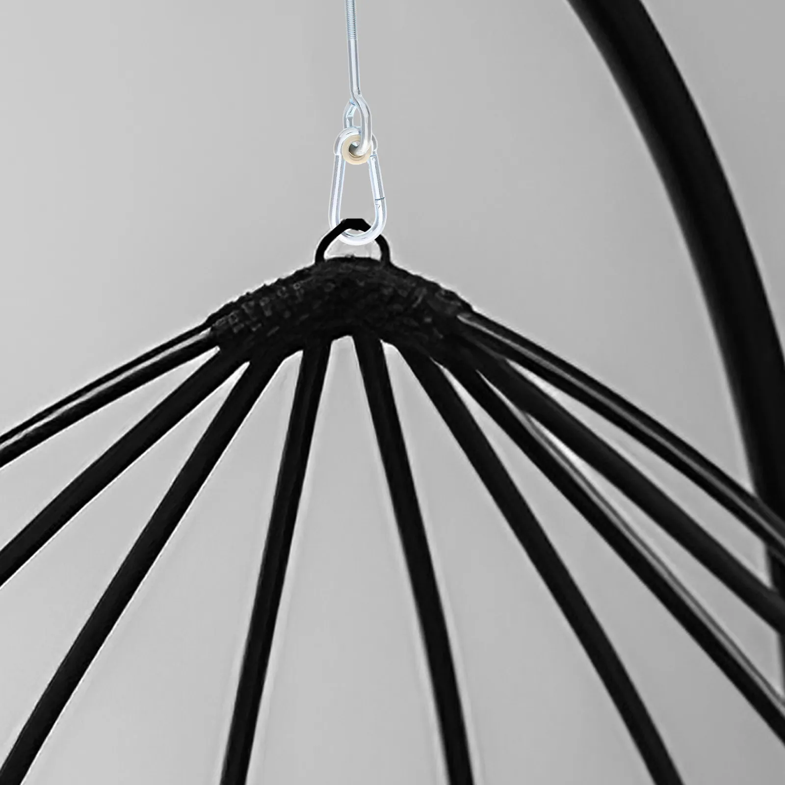 

2Pcs Heavy Duty Swing Hanger Parts Sturdy Structure Easy to Assemble Hammock Fixing Swing Hangers Hammock Hanging Kit