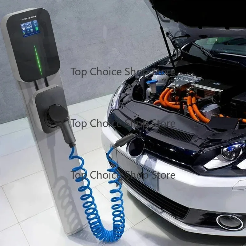 11kw Ev Charger Manufacturers 16A Wall Mount Wife&Blue Tooth Support APP Indoor Outdoor