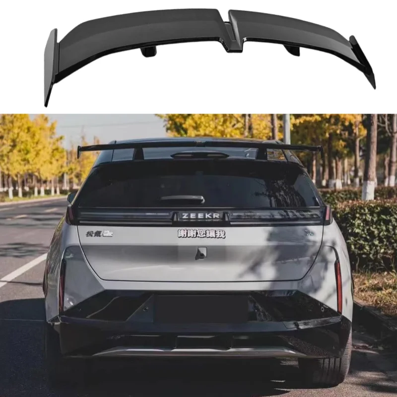 

For Zeekr 7X CX1E 2024 2025 2026 Car Styling Accessories Exterior Sticker Sport Tail Wing Plate Fixed Wind Rear Spoiler