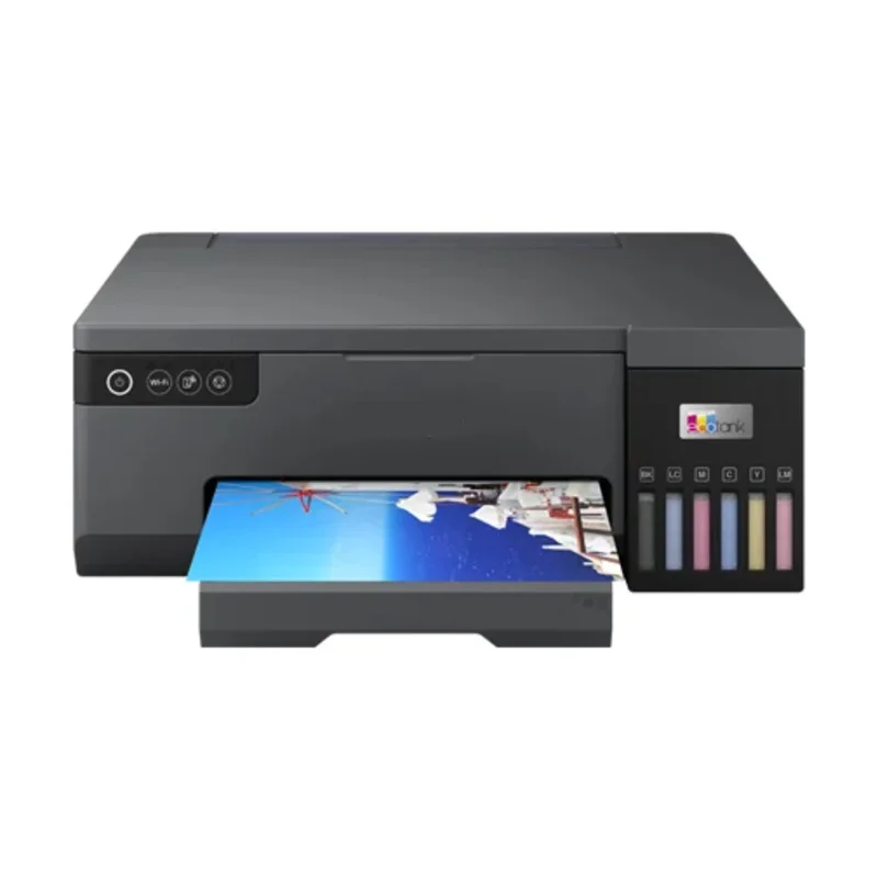 6 Color XP600 WIFI A4 Automatic Desktop PVC ID Card Sublimation Transfer Inkjet Printer L805/L8058 - New Arrival!