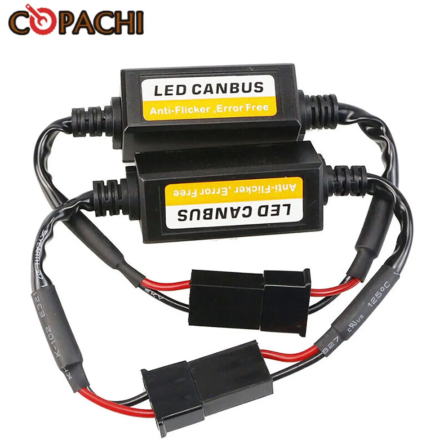 

2pcs For H7 Headlight LED Canbus Decoder Canceller Error Free Resistor Anti-Flicker