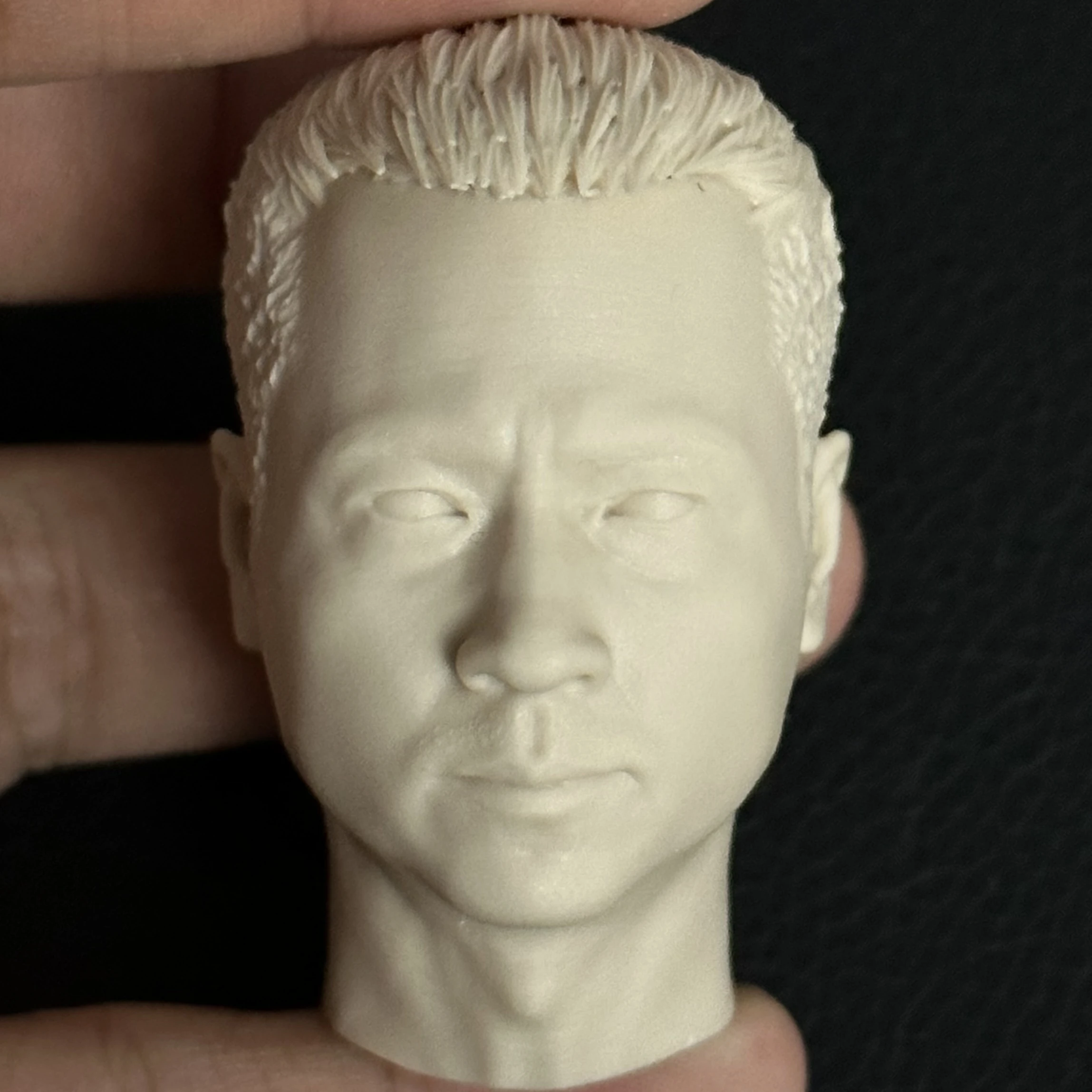 Soldier  Yiu-Cheung Wayne Lai Head Carving Sculpt Asia Singer DOll UNpainted   Model 1/6 Scale Action Figure  Soldier Body Toys