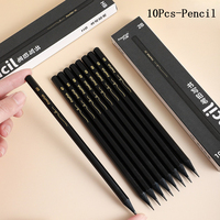 10/20 Pcs Pencils 2B/HB Write Smooth Simple Black for Student Sketch Architectural Drawing Writing Art Office School Supplies