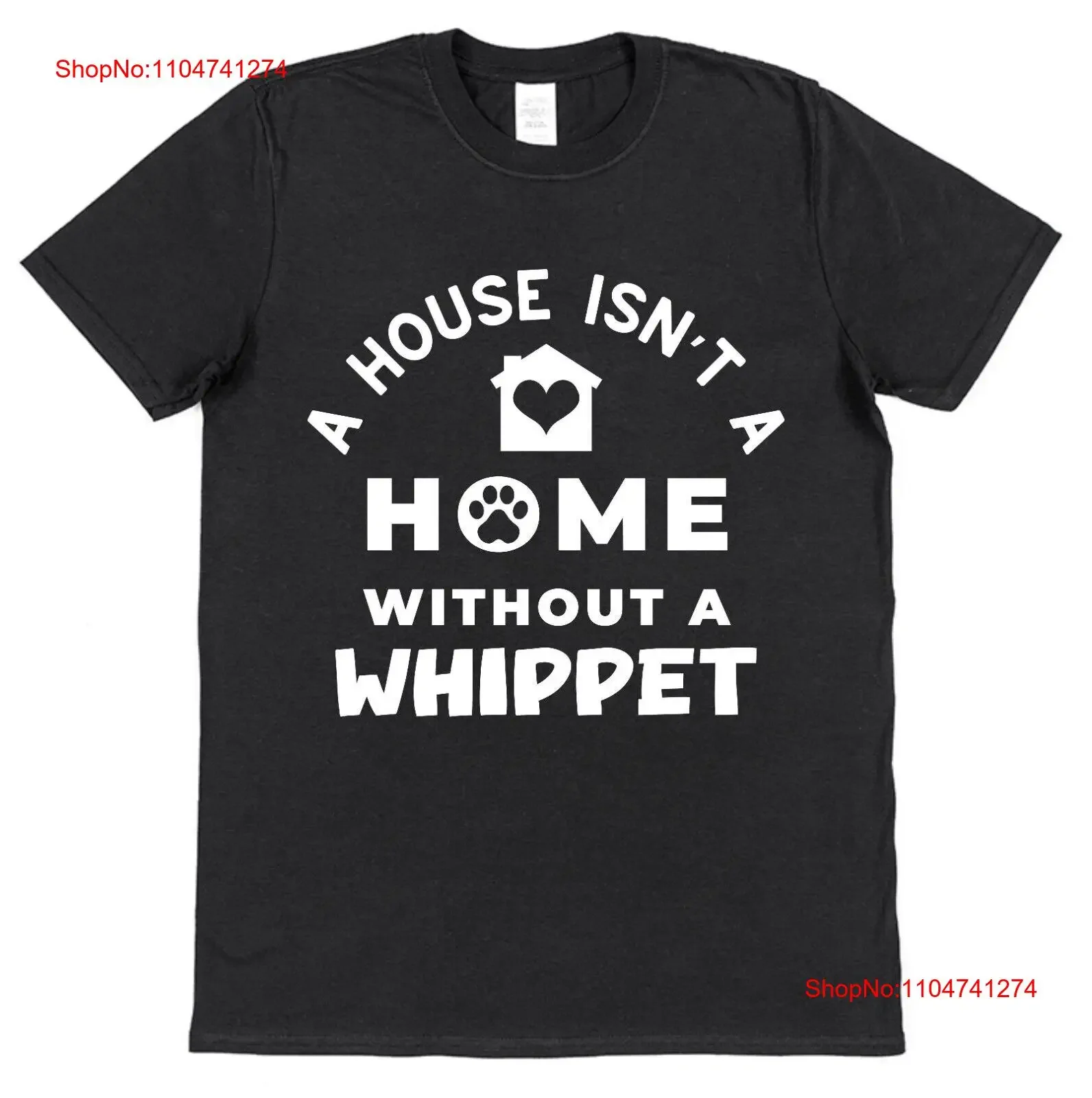 Camiseta Whippet A House Isn't Home, divertida, para adultos, niños, perro, dueño de mascota, galgo, vintage, lavada, elegante, ropa de diseñador suave