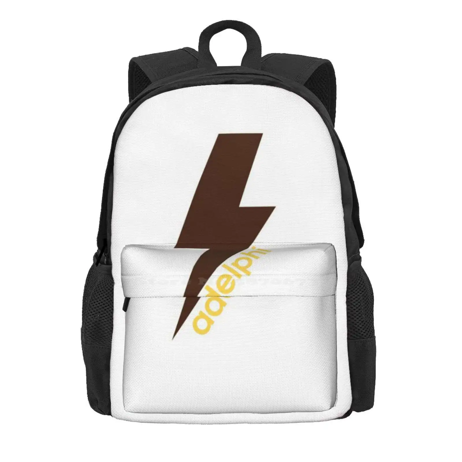 Adelphi Lightning Bolt Hot Sale Schoolbag Backpack Fashion Bags Adelphi University Au Adelphi Panthers Long Island Nyc New York