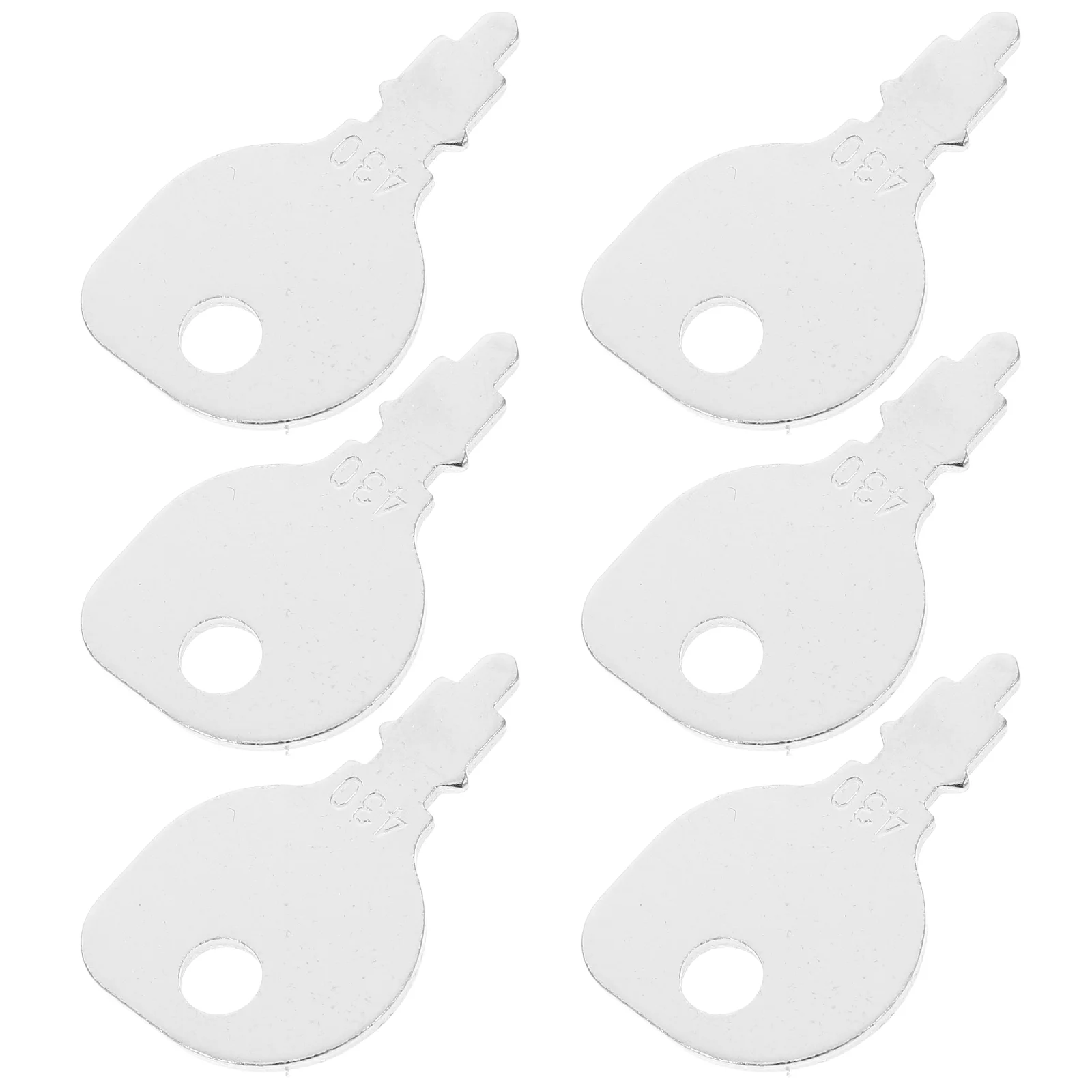 6 Pcs Handle Key Removable Collar Heavy Duty Lawn Mower Trendy Lawnmower Keys Ignition Locks for File Cabinets Universal