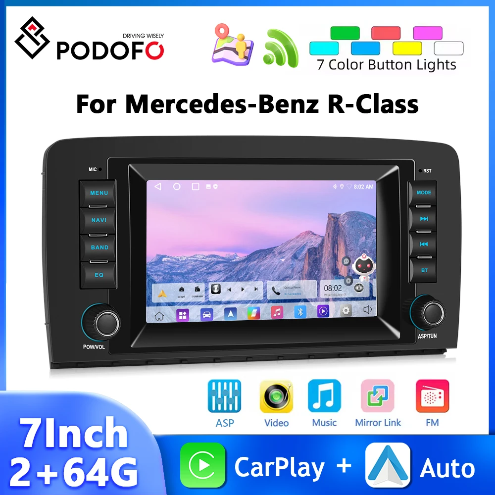 Podofo 7'' 2+64G Ca…
