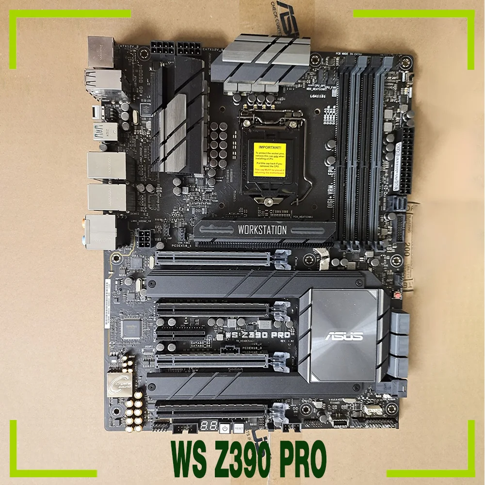 

WS Z390 PRO For Asus 9gen LGA1151 Cpu Workstation Motherboard Server ATX Big Board