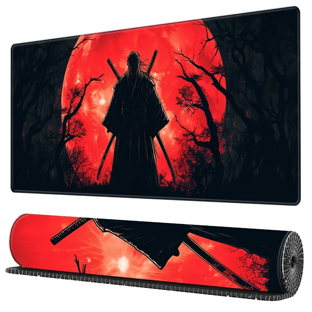 With a cool Japanese samurai anime design, featuring a non-slip rubber base and seam design, it is highly suitable for gaming