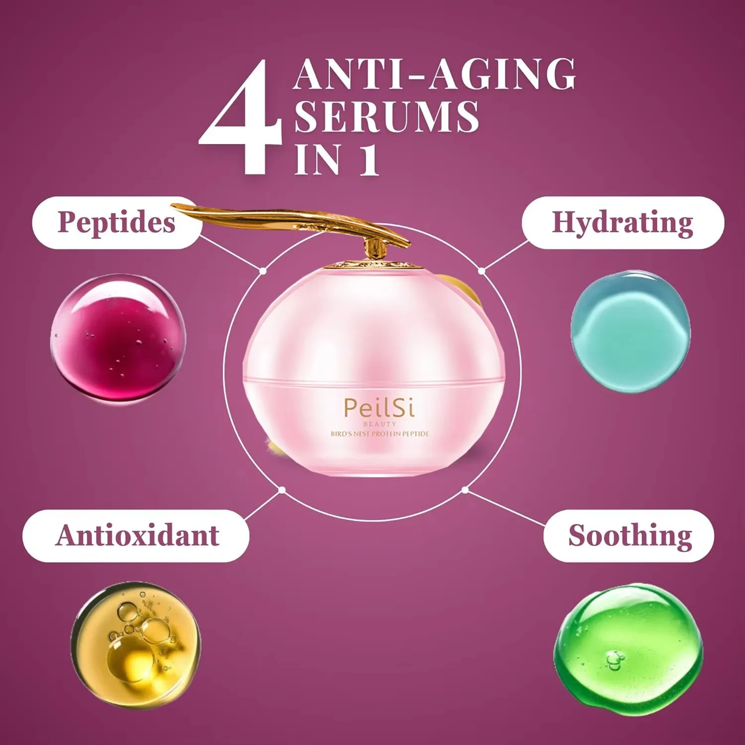 Ganoderma Lucidum Extract Firming Revitalizing Cream High Water Retention Rebuild Recover Repair Skin Care Supply