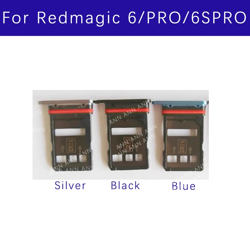 

Оригинальный лучший держатель порта для устройства чтения SIM-карт для телефона ZTE Nubia Red Magic 6 6Pro 6S Pro