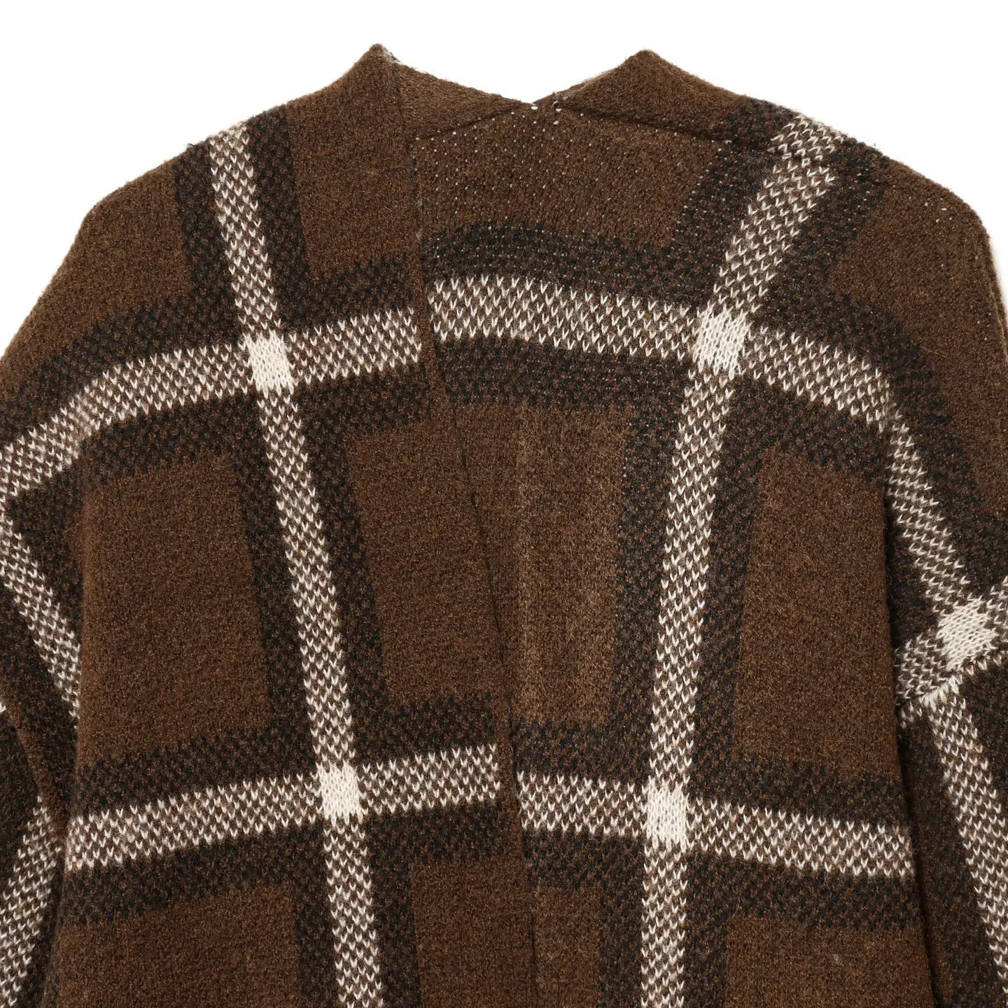 KDICRKJ Women Spring Overcoat Plaid 2026 Scarf Big Pockets Color Blcked Female Jacket Long Temperament Full Sleeve Lady Coat