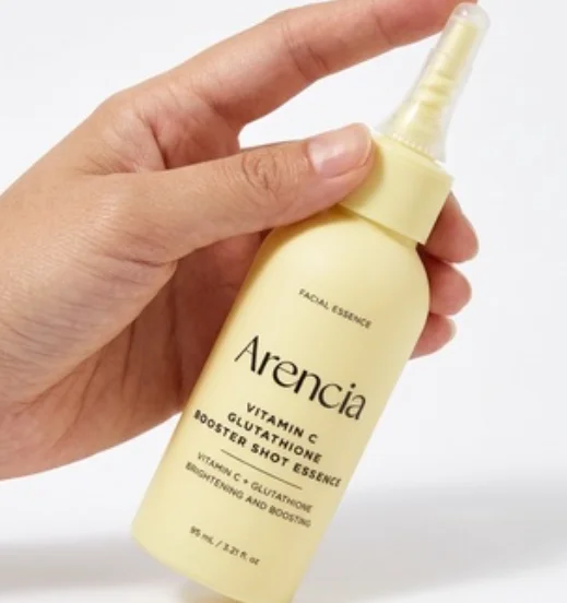 Essência Facial Coreana Arencia 95ml com Vitamina C, Glutationa, PDRN e Colágeno, com Conta-gotas, para Clareamento e Revitalização