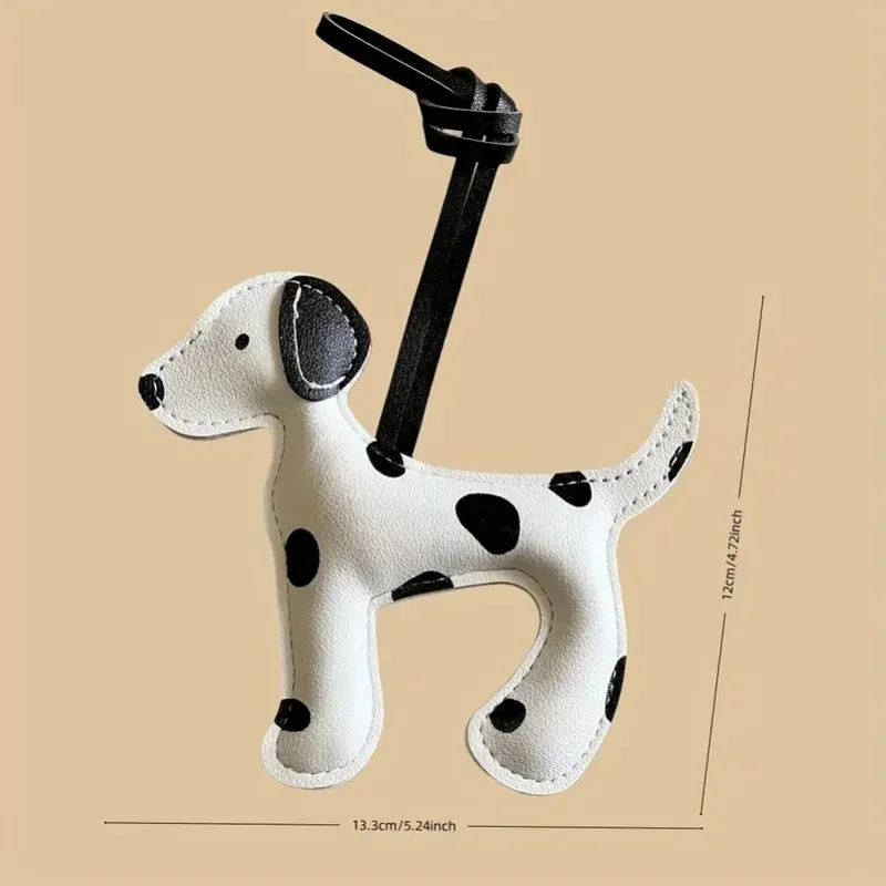 1Pc Cute Dalmatian Dog Charm Suitable for Backpacks, Shoulder Bags, and Various Bag Accessories Ideal Gift for Women