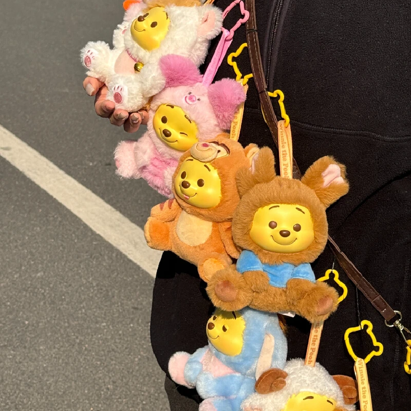 ويني ذا بوه المشاغب سلسلة الحفلات صندوق أعمى قطيفة لطيف عروسة كارتون قلادة الإبداعية سطح المكتب الديكور صندوق مفاجأة هدية