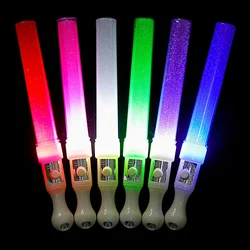 1Pc LED Glow Stick Luminous Concert Cheering Tube Battery Powered Wedding Party Light Stick Toys