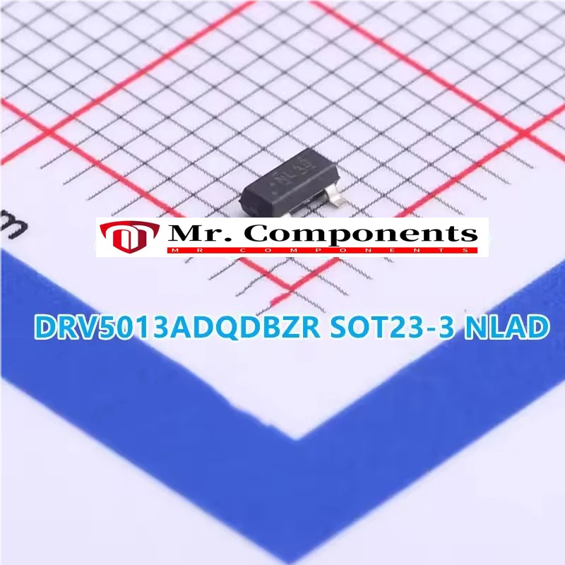 10PCS DRV5013ADQDBZR DRV5013ADQDBZRQ1 SOT23-3 （Marking：NLAD） Automotive Digital-Latch Hall Effect Sensor New In stock
