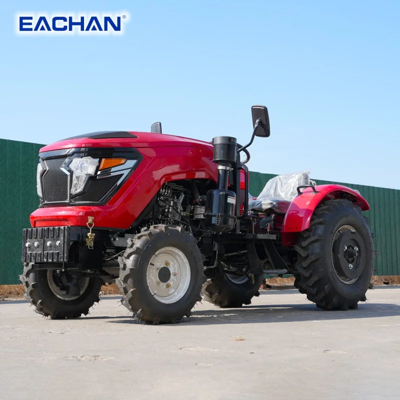 

Free Shipping 60 HP Wheel Tractors 4x4 Home Agriculture Plow Pose Tractors Multifunctional Sowing Small Wheel Tractor Customized
