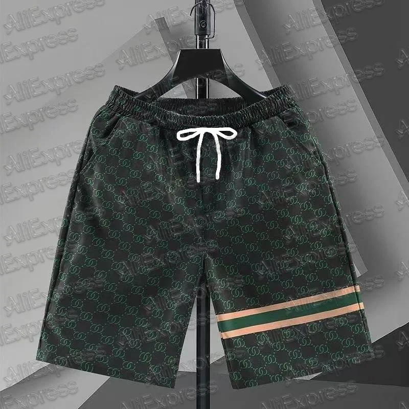 

2025 Summer New Men's 3D Printed Quick-drying Trend Stacked Swimming Beach Pants Fashion Trend Essential Shorts Comfortable moto