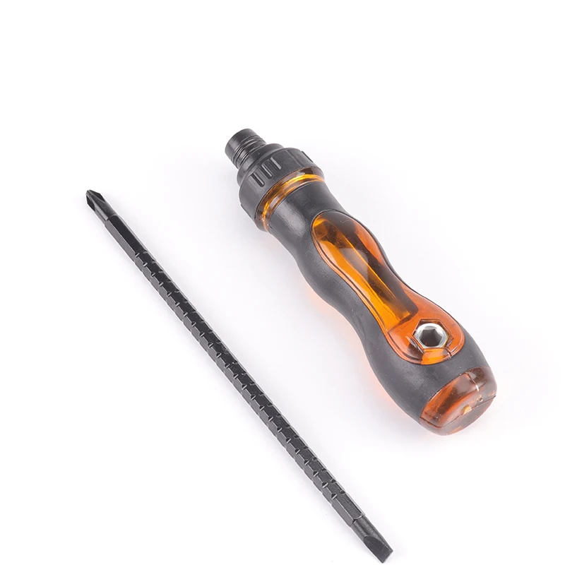 Multifunctional telescopic screwdriver ratcheting a word t-type Phillips change cone three screwdriver repair tool driver