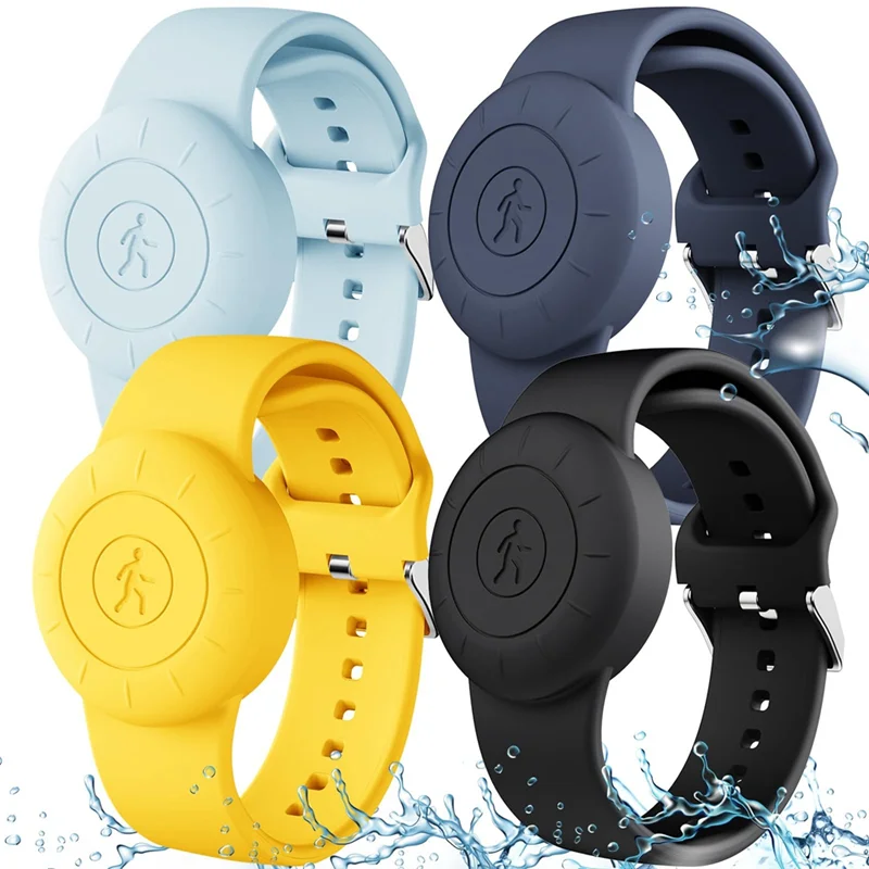 

PHILE-4 шт. для Airtag браслет детский силиконовый водонепроницаемый чехол браслет детский чехол для Airtags ремешок для часов