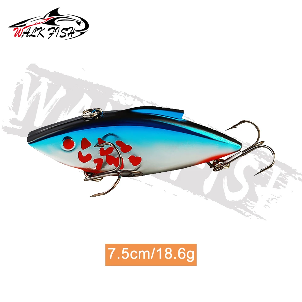 SPAZIERGANG FISCH 1Pcs 11,4g 18,6g Sinking VIB Köder Crankbait Angeln Jig Vibration Hecht Angeln Pesca Künstliche Köder kunststoff Harten Köder – Detail 15