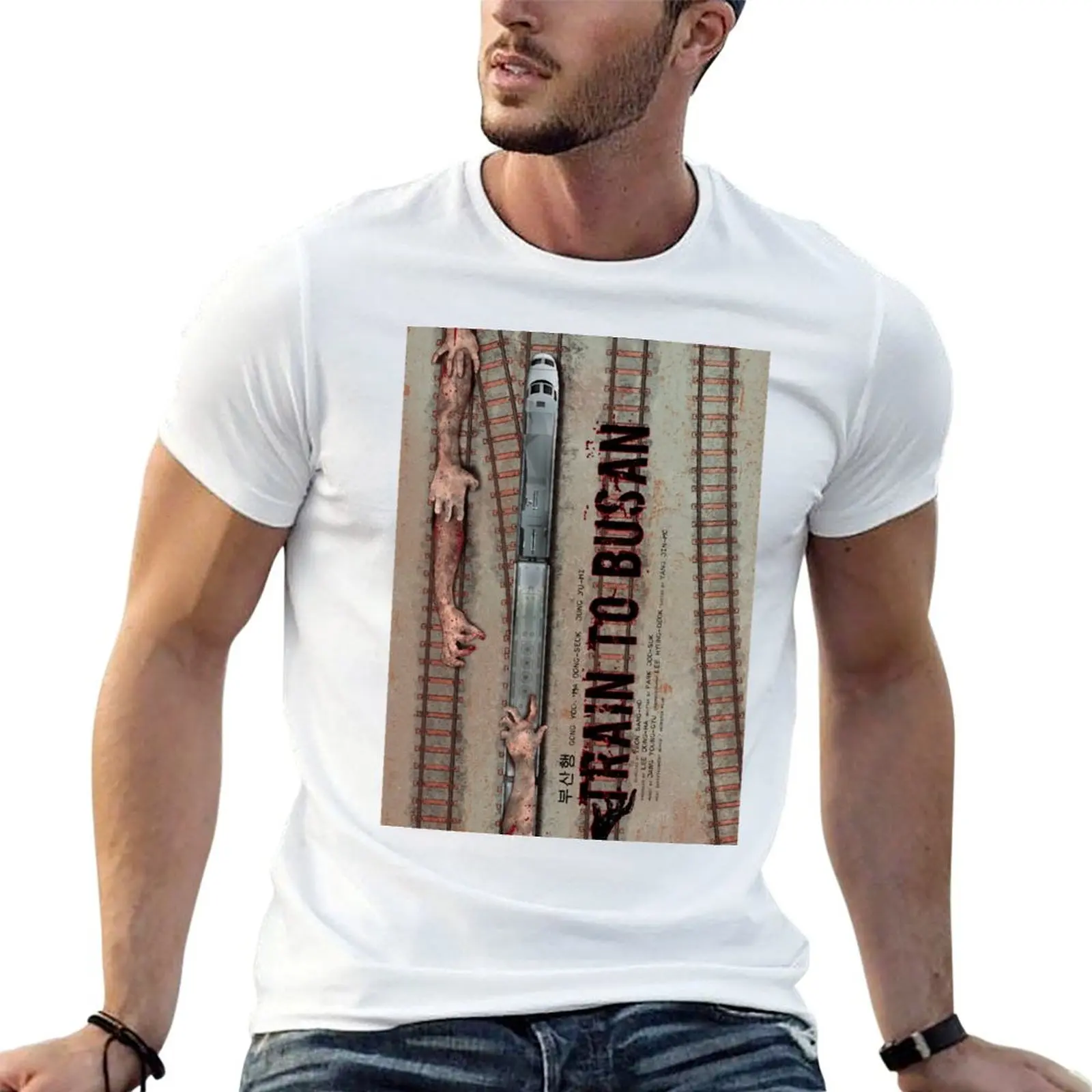 Train To Busan T-Shirt Breathable Mesh Panel T-Shirt